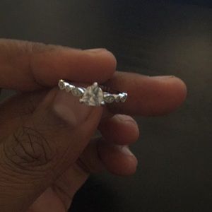 A beautiful silver ring